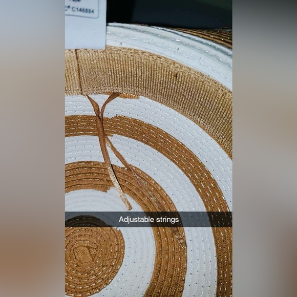 Stripe Women’s Floppy Hat | Time & Tru | NWT - Picture 9 of 9